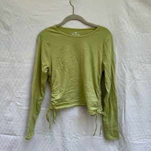 Hollister green long sleeve in Large